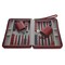 WE Games Magnetic Backgammon Set with Leatherette Case and Carrying Strap - Travel Size